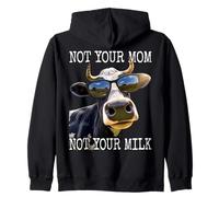 Not Your Mom Not Your Milk Mom Vegan Végétarien Végétalien Sweat à Capuche