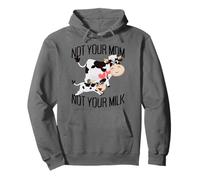 Not Your Mom Not Your Milk Mum Vegan Végétarien Végétalien Sweat à Capuche