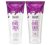 Not Your Mother's Curl Talk Frizz Control Lot de 2 gels sculptants et crème définissante 177,4 ml Formulé avec un complexe de riz Curl pour tous les types de cheveux bouclés