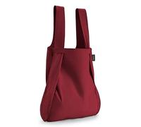 Notabag 2 en 1: Sac à dos transformable - Sac à dos et sac à main: Imperméable, réutilisable et pliable (Wine Red)