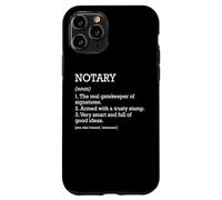 Notaire définition d'emploi personnalisé drôle notaire Coque pour iPhone 11 Pro