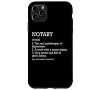 Notaire définition d'emploi personnalisé drôle notaire Coque pour iPhone 11 Pro Max