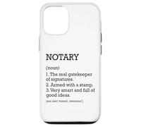 Notaire définition d'emploi personnalisé drôle notaire Coque pour iPhone 12/12 Pro