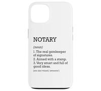 Notaire définition d'emploi personnalisé drôle notaire Coque pour iPhone 13