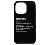 Notaire définition d'emploi personnalisé drôle notaire Coque pour iPhone 13 Pro