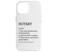 Notaire définition d'emploi personnalisé drôle notaire Coque pour iPhone 14