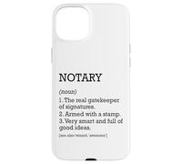 Notaire définition d'emploi personnalisé drôle notaire Coque pour iPhone 15 Plus