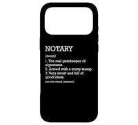 Notaire définition d'emploi personnalisé drôle notaire Coque pour iPhone 17 Pro Max