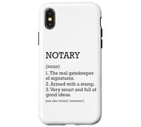 Notaire définition d'emploi personnalisé drôle notaire Coque pour iPhone X/XS