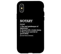 Notaire définition d'emploi personnalisé drôle notaire Coque pour iPhone X/XS