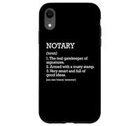 Notaire définition d'emploi personnalisé drôle notaire Coque pour iPhone XR