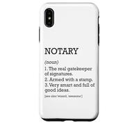 Notaire définition d'emploi personnalisé drôle notaire Coque pour iPhone XS Max
