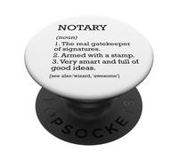 Notaire définition d'emploi personnalisé drôle notaire PopSockets PopGrip Adhésif