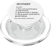 Notaire définition d'emploi personnalisé drôle notaire PopSockets PopGrip pour MagSafe