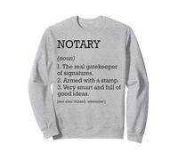 Notaire définition d'emploi personnalisé drôle notaire Sweatshirt