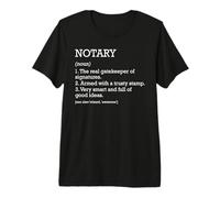 Notaire définition d'emploi personnalisé drôle notaire T-Shirt Haut de Gamme