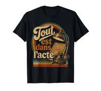 Notaire Droit Bureau Retro Vintage T-Shirt
