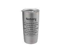 Notaire Gobelet isotherme en acier inoxydable double paroi