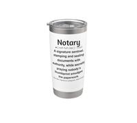 Notaire Gobelet isotherme en acier inoxydable double paroi