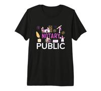 Notaire Public et Mobile Notary Agent Immobilier T-Shirt Haut de Gamme