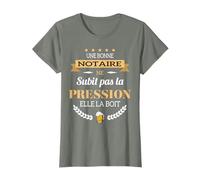 Notaire subit pas la pression bière humour Notariat T-Shirt