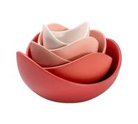 Notakia Bols décoratifs en forme de lotus - Passe au lave-vaisselle et au micro-ondes - Bols inclinés uniques en céramique pour salade, pâtes, soupe, riz, préparation, parfaits pour les restaurants