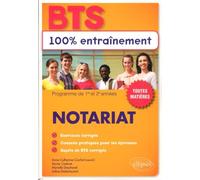 Notariat BTS: Programme de 1re et 2e années, toutes matières