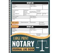 notary journal log book: Record Notarial Acts, Client Signatures, and Identification Details with Ease