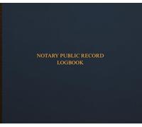 Notary Public Record Logbook: Compact 7×6 Notary Logbook | One Record Per Page for Maximum Privacy | 155 pages