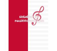 Notatbok for musikkkomposisjon | Noteark med 12 notelinjer per side: 160-siders musikknotatbok for komponister, studenter og lærere | Tomt noteark for låtskriving, piano og teoriøving