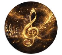 Notation Musique Puzzle Rond De 1000 Pièces pour Adultes 14+ Moderne Jeu Difficile Impossible Qualité Supérieure Décompression 1000pcs (67.5x67.5cm)