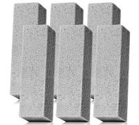 NOTCHIS Lot de 6 pierres ponces pour nettoyer les toilettes, rafraîchissez les toilettes en 1 minute, 6 nouvelles façons d'utiliser une pierre ponce, enlever les taches sur les toilettes, les