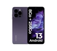Smartphone HOTWAV Note 13 Pro - 6.6'' HD+ - 5160mAh - 8Go + 256Go - Android 13 - 4G Double Sim NFC - Violet