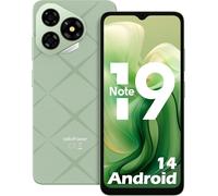 Note 19 Téléphone Portable, 6go+32go/Tf-512gb, Android 14 Smartphone, Caméra 8mp+5mp, Écran 6.56"" Hd+, 5000mah Batterie, 3 Emplacements Pour Cartes Octa Core 4g Dual Sim/Face Id/Gps/Otg Verte