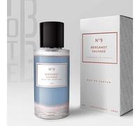 Note 33 - Bergamot Sauvage Eau de Parfum N°9 pour Homme, Senteur Hespéridé - Boisé, Bergamote de Calabre, Idée Cadeau Noël, Vaporisateur, 50 ml