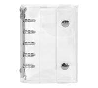 Note À Feuilles En Vrac - Liant En PVC Transparent, Album D'autocollant RECHERCIABLE BINDER - PVC Transparent Tri Fol Double Buckle 5 Trous Couvercle, Coquille Uniquement Pas De Pages, 5 Anne