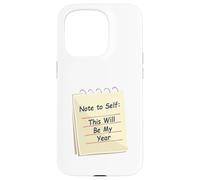 Note à Moi-même : ce Sera Mon année Coque pour iPhone 15 Pro