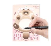 Note Adesive Gatto - Mini Notepad avec Fogli Appiccicosi Morbidi et Resistenti | Blocco Note per Scrivere Appunti Promemory Memo Ufficio Scuola Studio Insegnanti Bambini Cadeau Scrivan