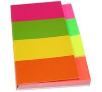 Note adhésive 'Multicolour', 40 x 50 mm, couleurs fluo