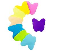 Note Autocollant, 560 Feuilles Forme de Papillon Auto-Adhésif Couleur Notes Adhésives, Notes Autocollantes Marque Pages Pour Book Etudiants Lecture Bureau(8 Couleurs, 76 x 76 mm)