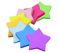 Note Autocollant, 560 Feuilles Forme de Pentagramme Auto-Adhésif Couleur Notes Adhésives, Notes Autocollantes Marque Pages Pour Book Etudiants Lecture Bureau(8 Couleurs, 76 x 76 mm)