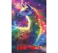 NOTE BOOK: Llama Galaxy Clouds Writing Note Book | Paperback, 6 x9 Bleed, 100 pages, lined paper | Foe School, Uni, Home, Business and Writing Notes
