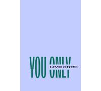 Note book: This book consist of 200 pages, including a calendar page at the very start. This book says you only live once which also is the strongest ... a student homemaker to keep their records.