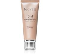 Note Cosmetique 3 in 1 Glowing Skin crème teintée hydratante pour une peau lumineuse SPF 50 30 ml
