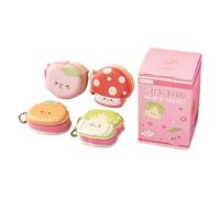 Note d'auto-punition, tampon de notes de légumes et fruits avec chaîne, 4 accessoires de bureau amusants, mémo adhésif esthétique pour garçons, filles