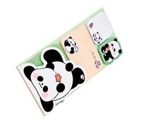 Note De Bâton Conception Forme D'animal Compagnie Bande Dessinée Amovible Bloc-notes Adhésif Fort Polyvalent Pour Journal Scrapbooking Utilisation Note Bâton Bureau Coloré