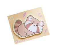 Note de bâton d ' animal de bande dessinée pour l ' école à la maison avec mémos muraux de notes adhésives résistantes à la déchirure bloc-notes d ' animaux