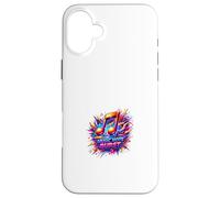 Note de Musique Burst Rythm Energy Graphic Coque pour iPhone 16 Plus