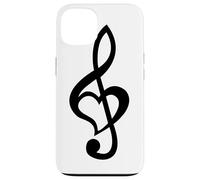 Note de Musique Clé de Sol Cœur Love Lovers & Artists Coque pour iPhone 13