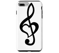 Note de Musique Clé de Sol Cœur Love Lovers & Artists Coque pour iPhone 7 Plus/8 Plus